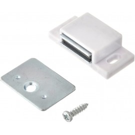 MPJ Shutter Hardware 50631-R Lot de 30 loquets magnétiques simples Blanc zinc 6,8 kg - B09GTC3X8T