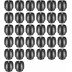 HONGECB Embouts de protection pour pieds de chaise Silicone Chaise Jambe Casquettes Protecteur Caoutchouc Chaise Casquettes Pieds pour Jambes de Meubles Rondes Noir 32 Pièces12-16 mm - B096KFHZ3P