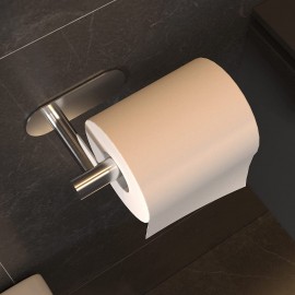 Porte Papier Toilette Auto-adhésif 3M en acier inoxydable sans perçage forte adhérence et étanche. Par BIIYOOVE. - B07Z6FGCXJ